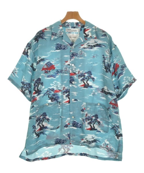 DAIRIKU(ダイリク)カジュアルシャツ 青 サイズ:M/2200664624132