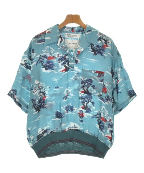 DAIRIKU(ダイリク)カジュアルシャツ 青 サイズ:M/2200664624149