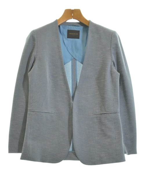 TOMORROWLAND collection(トゥモローランドコレクション)ノーカラージャケット 青 サイズ:34(XS位)/2200621828061