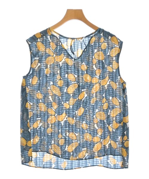 TOMORROWLAND collection(トゥモローランドコレクション)ブラウス 紺 サイズ:36(S位)/2200607675115