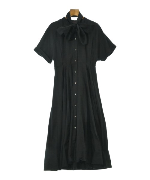TOMORROWLAND collection(トゥモローランドコレクション)シャツワンピース 黒 サイズ:34(XS位)/2200679678052