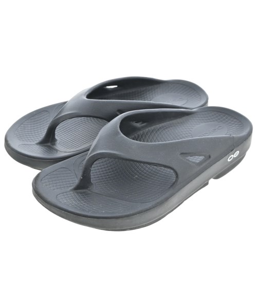 OOFOS(ウーフォス)サンダル 黒 サイズ:US6(24cm位)/2200649934119