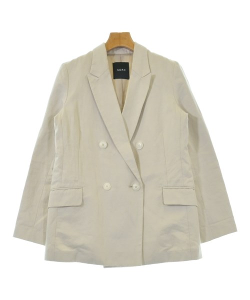 N.O.R.C(ノーク)カジュアルジャケット 白 サイズ:1(S位)/2200589126018