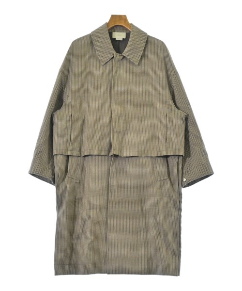 YOKE(ヨーク)ステンカラーコート 茶 サイズ:XS/2200656313013