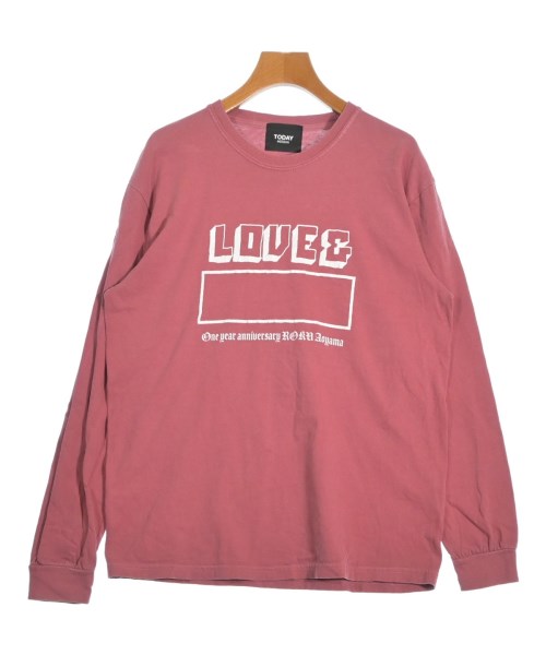 TODAY edition(トゥデイエディション)Tシャツ・カットソー ピンク サイズ:M/2200659007049