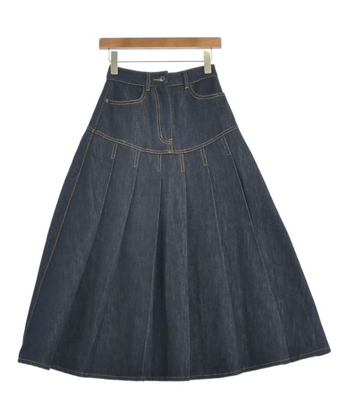 ANNA QUAN(アンナクアン)ロング・マキシ丈スカート 紺 サイズ:2(S位)/2200667560123