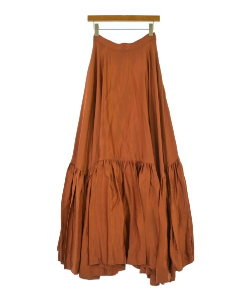 PLAN C(プランシー)ロング・マキシ丈スカート オレンジ サイズ:36(XS位)/2200657145019