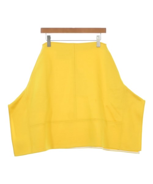 PLAN C(プランシー)ひざ丈スカート 黄 サイズ:38(S位)/2200646439099