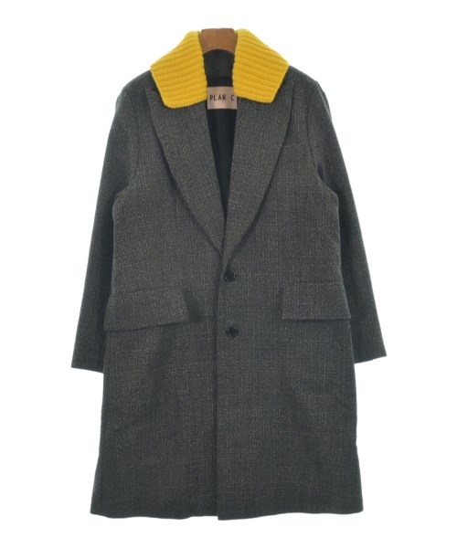 PLAN C(プランシー)チェスターコート グレー サイズ:38(M位)/2200648048015