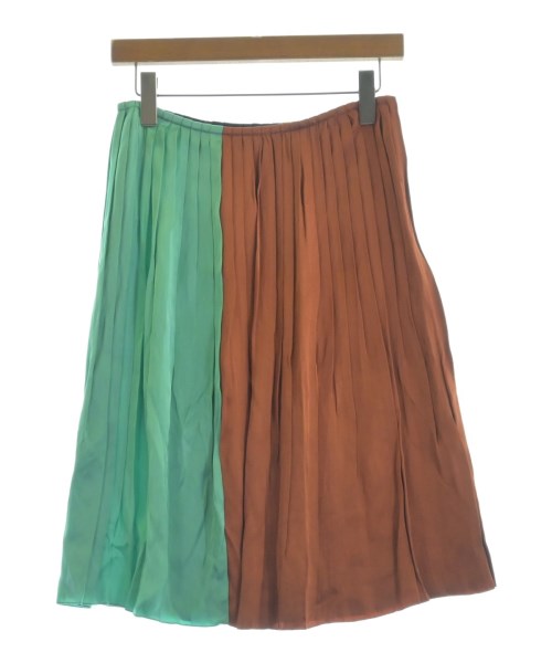 PLAN C(プランシー)ひざ丈スカート 緑 サイズ:36(XS位)/2200654153048