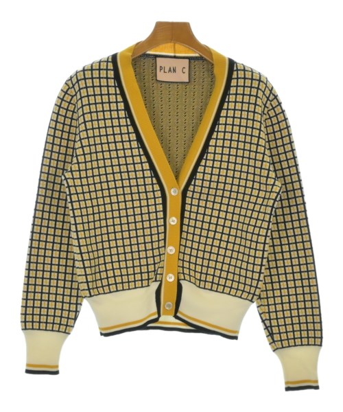 PLAN C(プランシー)カーディガン 黄 サイズ:38(S位)/2200668860017