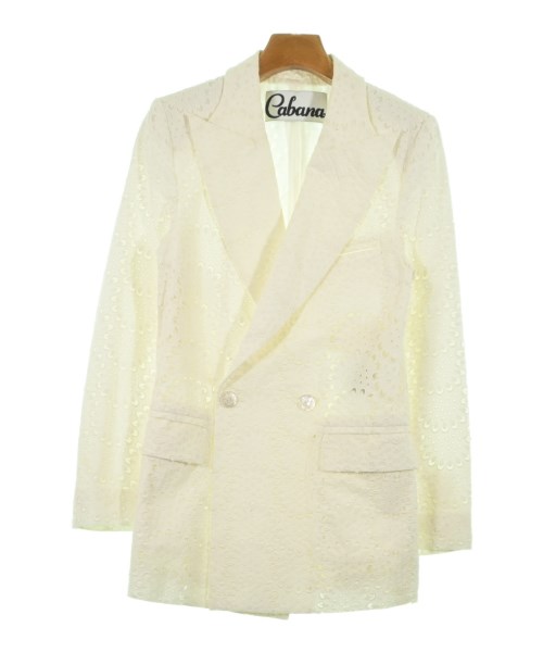 Cabana(カバナ)カジュアルジャケット 白 サイズ:36(S位)/2200626204037