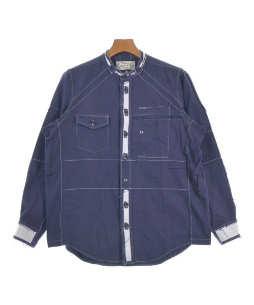 EESETT&Co(イーセットアンドコー)カジュアルシャツ 紫 サイズ:L/2200629813120