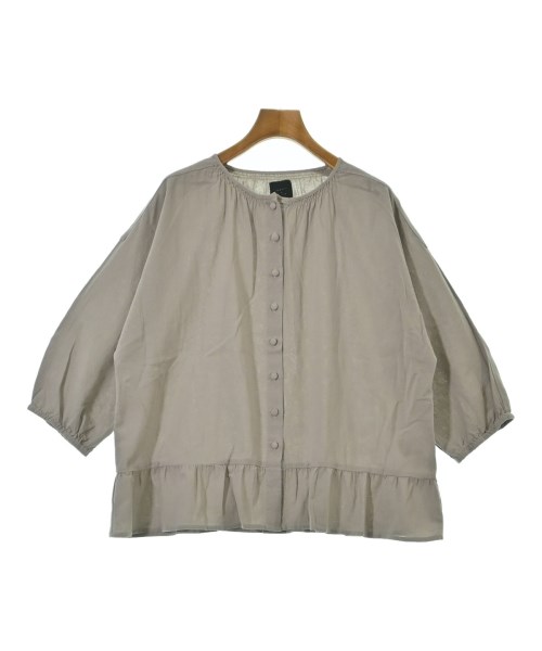 オオカミとフクロウ(オオカミトフクロ)カジュアルシャツ グレー サイズ:F/2200663691067