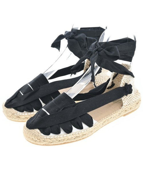 La Manual Alpargatera(ラマヌアルアルパルガテラ)ドレスシューズ/ローファー 黒 サイズ:39(24.5cm位)/2200607457148