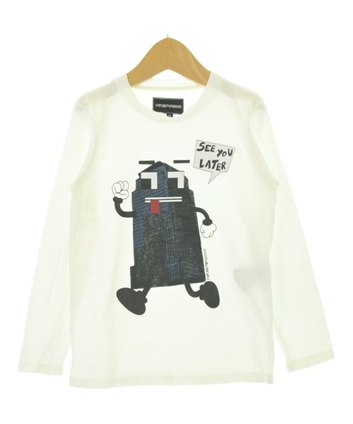 EMPORIO ARMANI(エンポリオアルマーニ)Tシャツ・カットソー 白 サイズ:110(5T-6T)/2200654741115