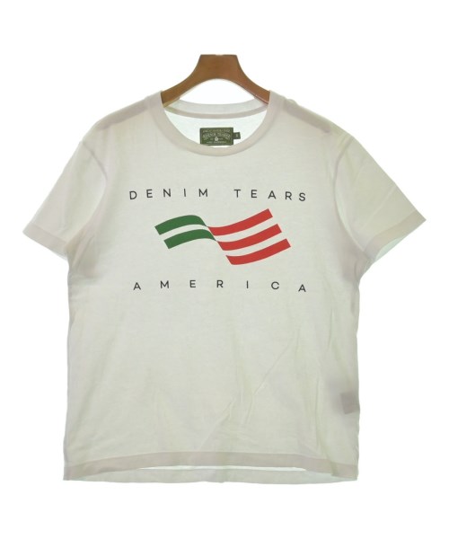 DENIM TEARS(デニムティアーズ)Tシャツ・カットソー 白 サイズ:M/2200530205038