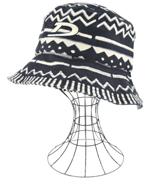 DENIM TEARS(デニムティアーズ)ニットキャップ・ビーニー 黒 サイズ:L/XL/2200601207039