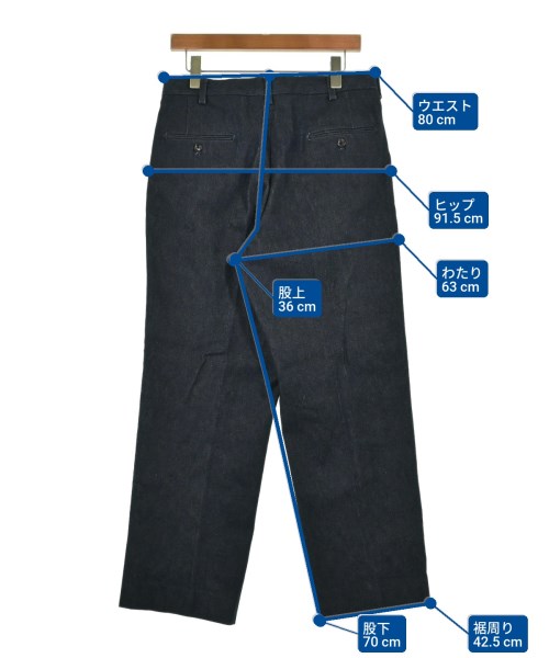 HERILL（ヘリル）デニムパンツ 紺 サイズ:2(M位) メンズ/2200583729017