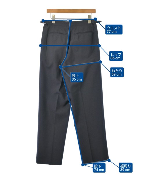 HEUGN（ユーゲン）スラックス 紺 サイズ:2(M位) メンズ/2200607808070