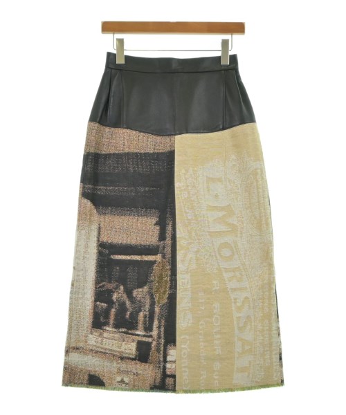 PHOTOCOPIEU（フォトコピュー）ロング・マキシ丈スカート 黒 サイズ:36(S位) レディース/2200622268132