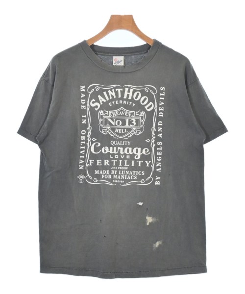 SAINT MICHAEL(セントマイケル)Tシャツ・カットソー グレー サイズ:M/2200599491021