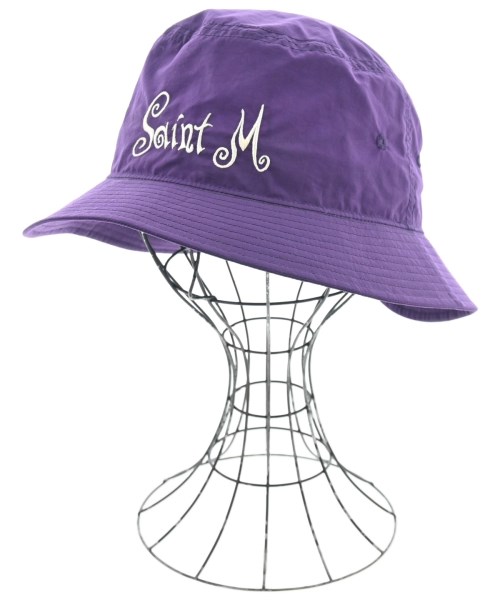 SAINT MICHAEL(セントマイケル)ハット 紫 サイズ:F/2200552504164