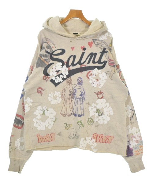 SAINT MICHAEL(セントマイケル)パーカー ベージュ サイズ:XL/2200623504017