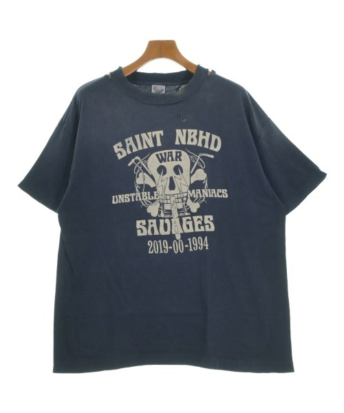 SAINT MICHAEL(セントマイケル)Tシャツ・カットソー 紺 サイズ:M/2200633535100
