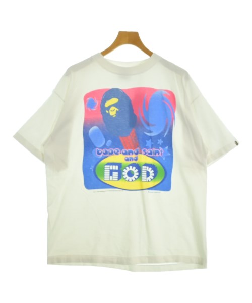 SAINT MICHAEL(セントマイケル)Tシャツ・カットソー 白 サイズ:L/2200620152044