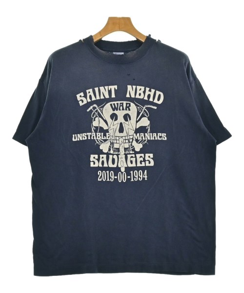 SAINT MICHAEL(セントマイケル)Tシャツ・カットソー 紺 サイズ:M/2200606523110