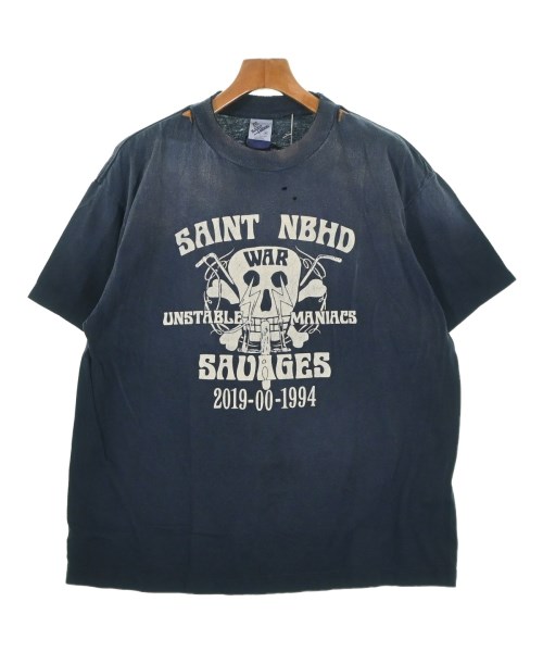 SAINT MICHAEL(セントマイケル)Tシャツ・カットソー 紺 サイズ:M/2200663077120