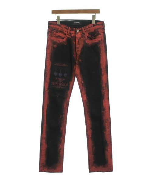 YUKI HASHIMOTO(ユキハシモト)デニムパンツ 赤 サイズ:-(M位)/2200491881319