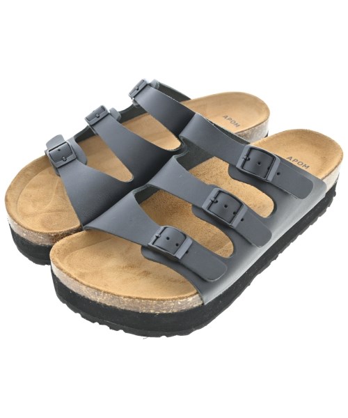 APOM(アポム)サンダル 黒 サイズ:EU40(26.5cm位)/2200651033077