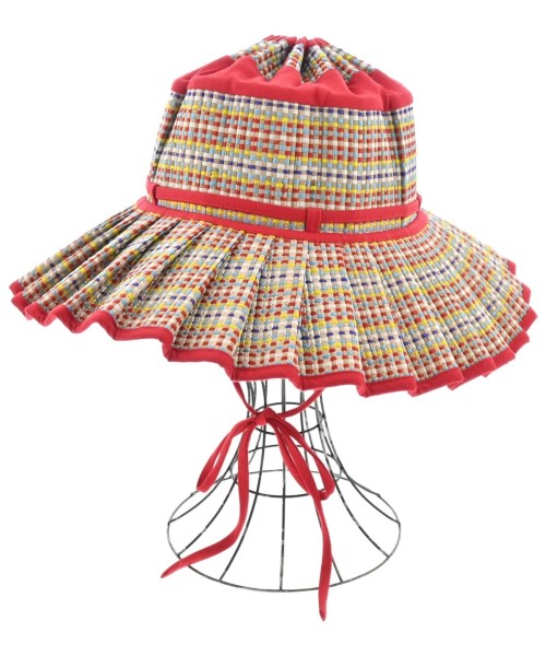 Lorna Murray(ローナマーレイ)ストローハット 赤 サイズ:-/2200667337077