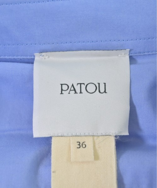 PATOU（パトゥ）ブラウス 青 サイズ:36(XS位) レディース/2200563428114