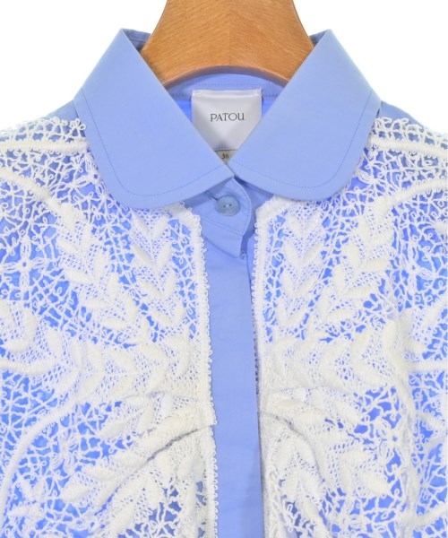 PATOU（パトゥ）ブラウス 青 サイズ:36(XS位) レディース/2200563428114