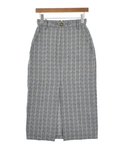 PATOU(パトゥ)ロング・マキシ丈スカート グレー サイズ:36(XS位)/2200641750120