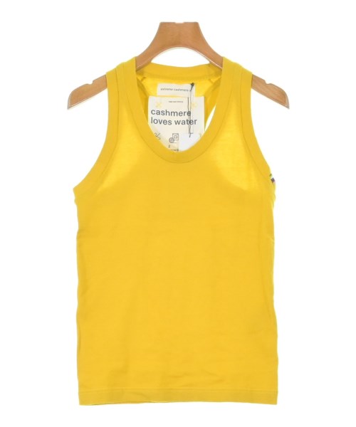 extreme cashmere(エクストリームカシミア)ベスト/ノースリーブ 黄 サイズ:F/2200631224679