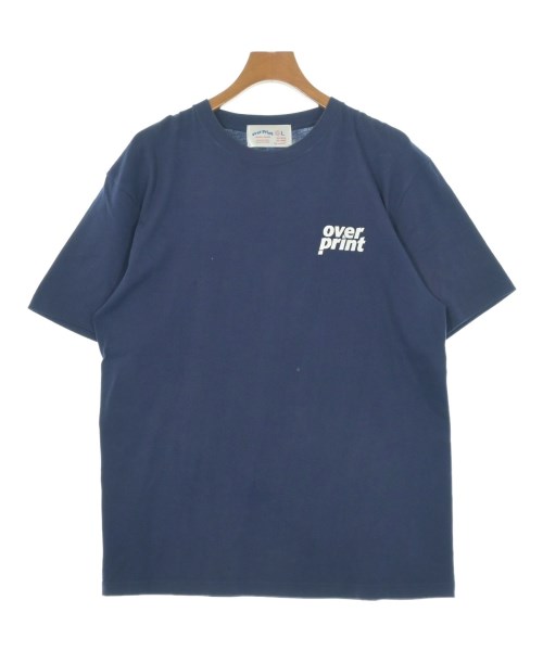 over print(オーバーポイント)Tシャツ・カットソー 紺 サイズ:L/2200534864064
