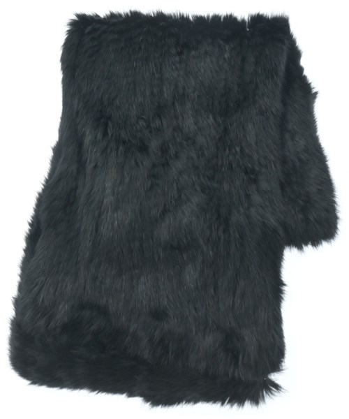 StretchFur(ストレッチファー)マフラー 黒 サイズ:F/2200661086070