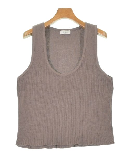 signe(シグネ)ベスト 茶 サイズ:S/2200665938078