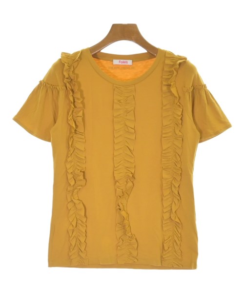 BLUGIRL FOLIES(ブルーガールフォリー)Tシャツ・カットソー 黄 サイズ:42(M位)/2200683358087