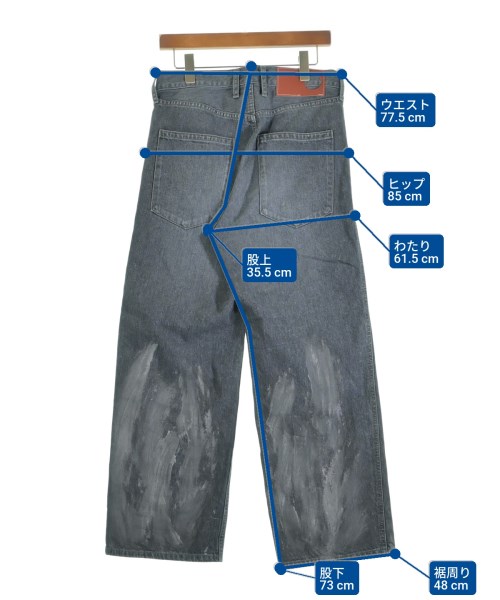 ENCOMING（インカミング）デニムパンツ 黒 サイズ:28(S位) メンズ/2200586026045