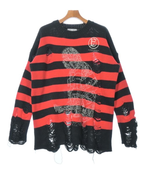 A GOOD BAD INFLUENCE(アグッドバッドインフルエンス)ニット・セーター 赤 サイズ:-(XXL位)/2200659244048