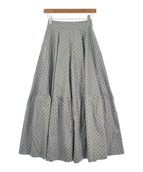 THREE SQUARE(スリースクエア)ロング・マキシ丈スカート グレー サイズ:F/2200661390320