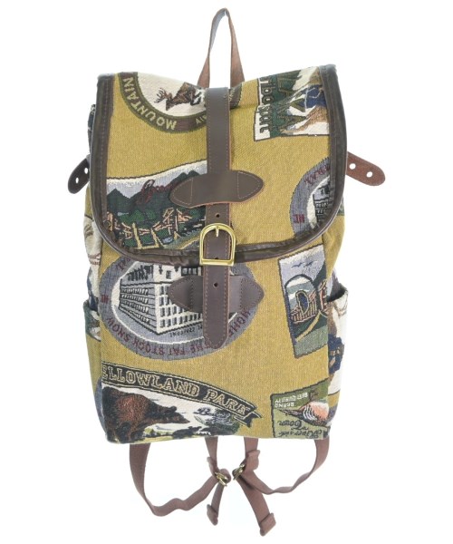 Cross Canvas Company(クロスキャンバスカンパニー)バックパック・リュック 黄 サイズ:-/2200665148323