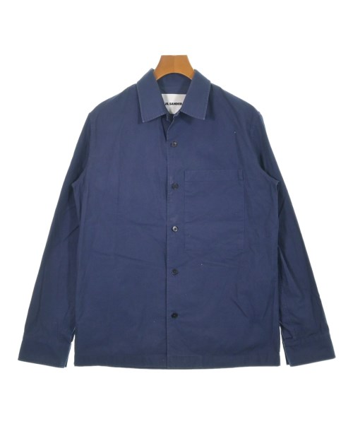 JIL SANDER +(ジルサンダープラス)カジュアルシャツ 紺 サイズ:44(S位)/2200620992176