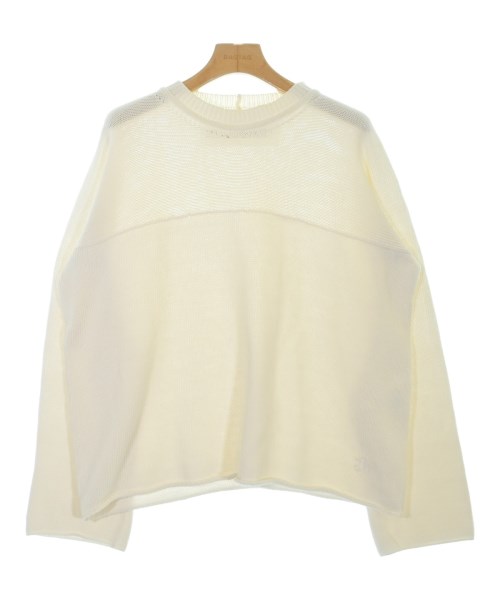 JIL SANDER +(ジルサンダープラス)ニット・セーター 白 サイズ:34(XXS位)/2200639829036