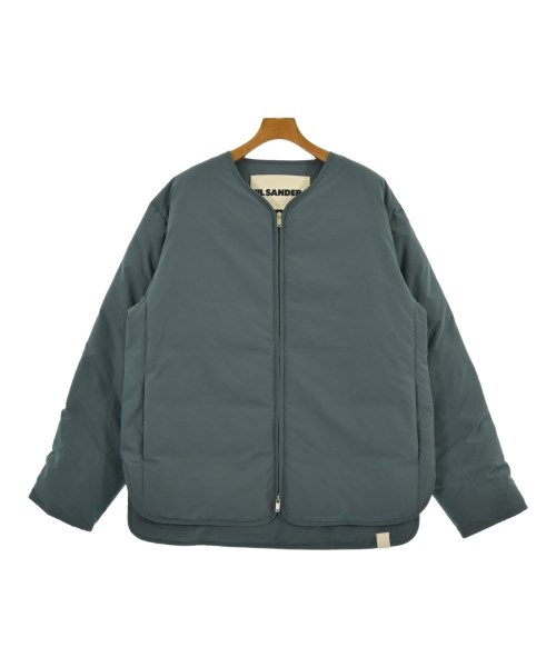 JIL SANDER +(ジルサンダープラス)ダウンジャケット/ダウンベスト 青 サイズ:M/2200652454017